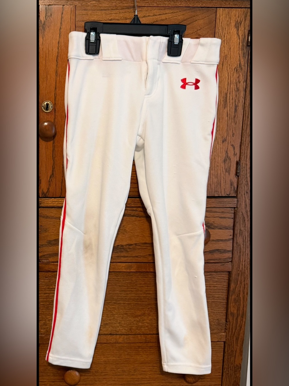 Under Armour White Kids YXS (7)Baseball Jogger Pants